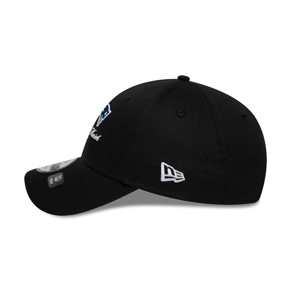 New England Patriots New Era 2026 München Game Script 9FORTY Snapback NFL Cap Schwarz