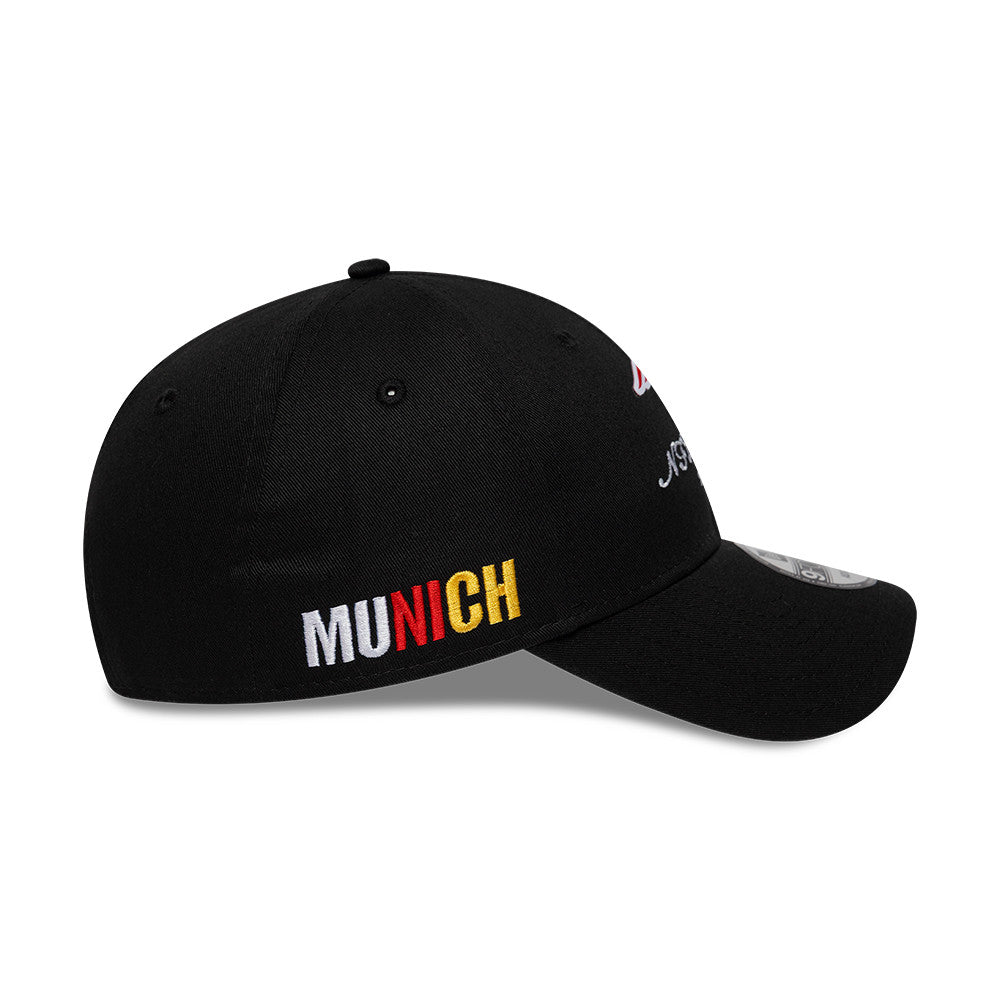 New England Patriots New Era 2026 München Game Script 9FORTY Snapback NFL Cap Schwarz