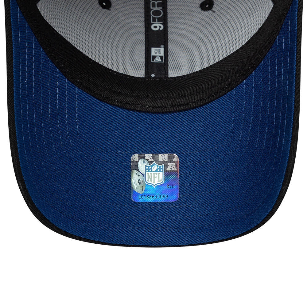 Indianapolis Colts New Era 2026 London Game Script 9FORTY Snapback NFL Cap Schwarz