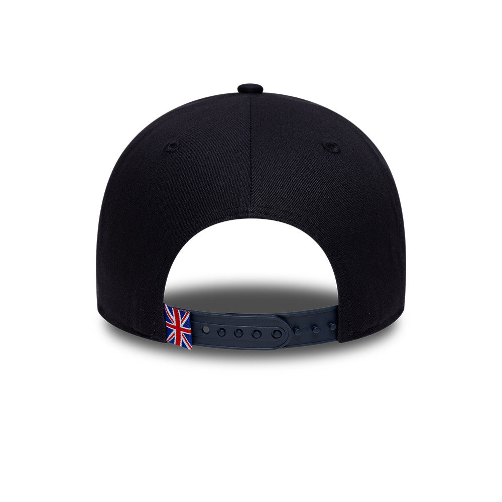 Houston Texans New Era 2026 London Game 9FORTY Snapback NFL Cap Navy Blau