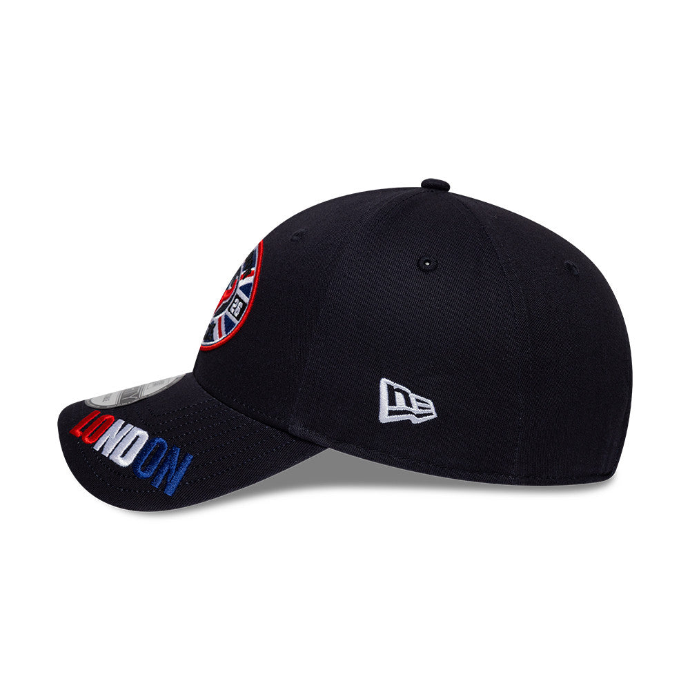 Houston Texans New Era 2026 London Game 9FORTY Snapback NFL Cap Navy Blau