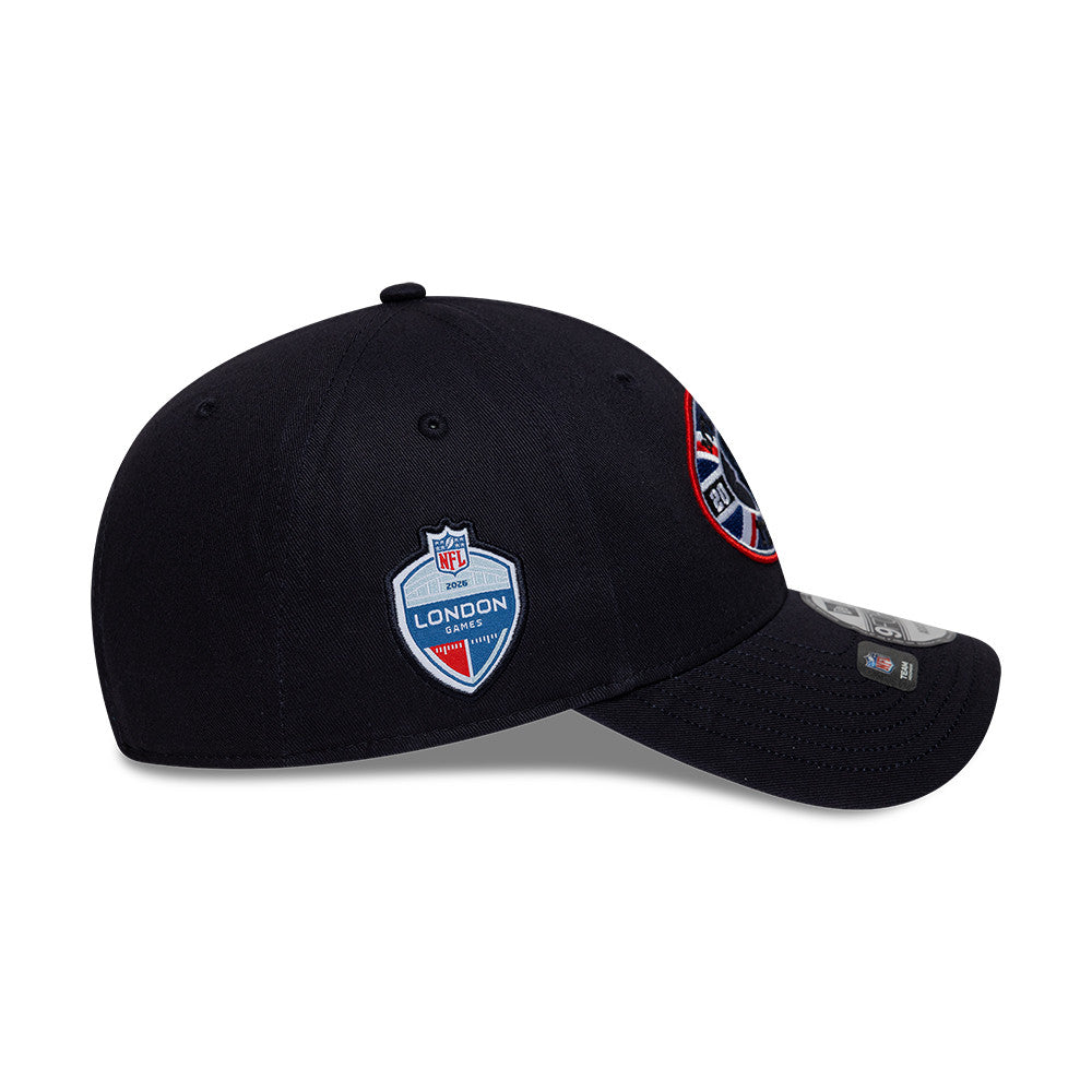 Houston Texans New Era 2026 London Game 9FORTY Snapback NFL Cap Navy Blau