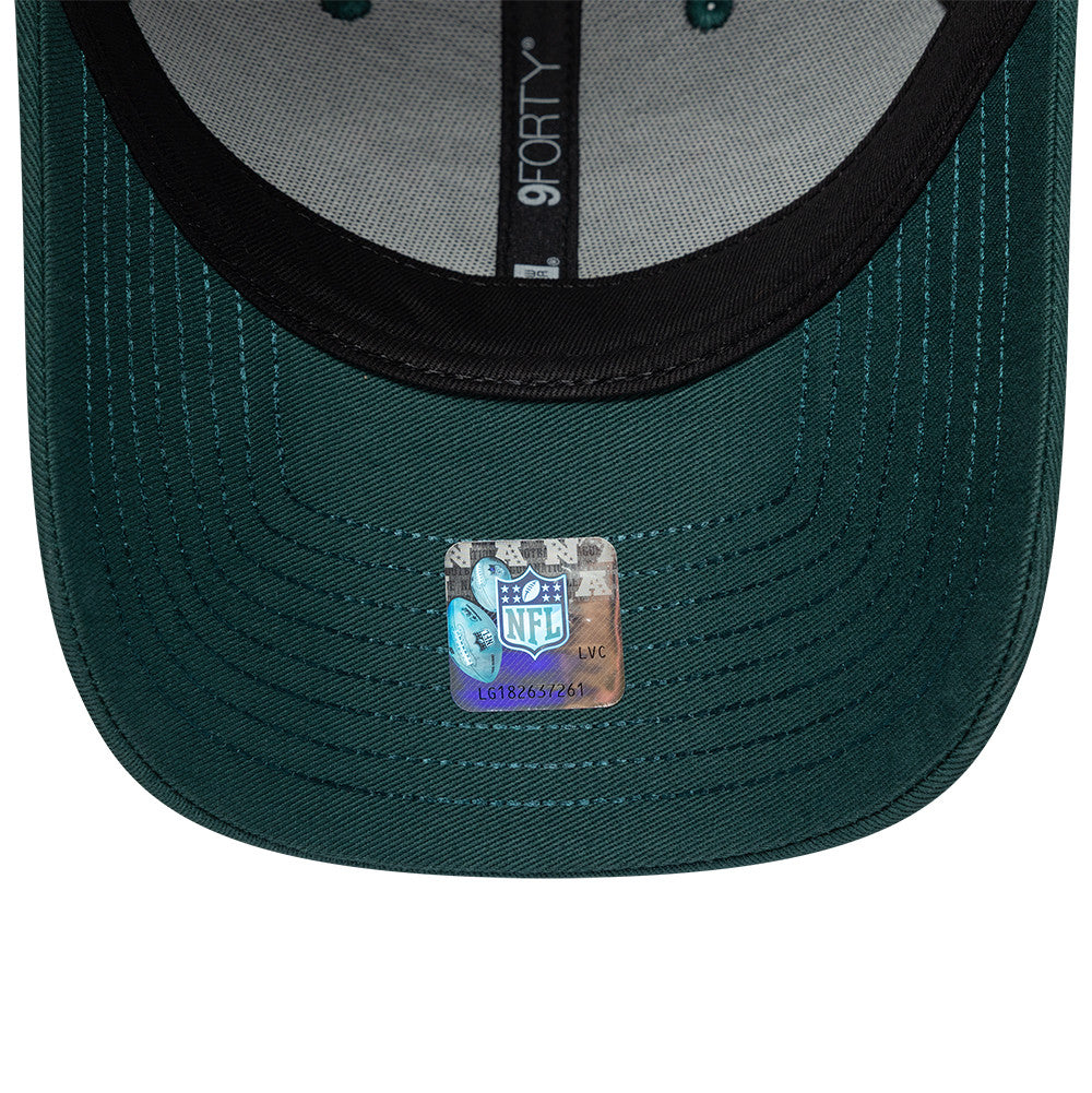 Philadelphia Eagles New Era 2026 London Game 9FORTY Snapback NFL Cap Grün