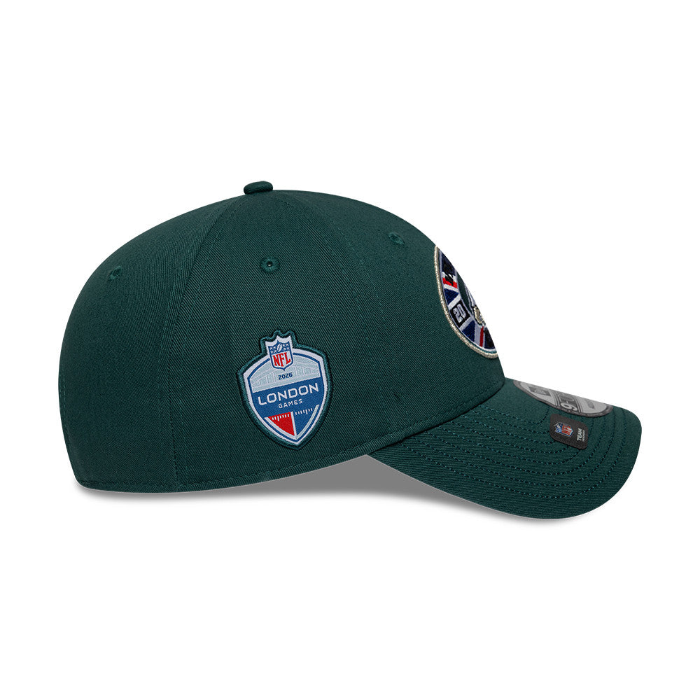 Philadelphia Eagles New Era 2026 London Game 9FORTY Snapback NFL Cap Grün