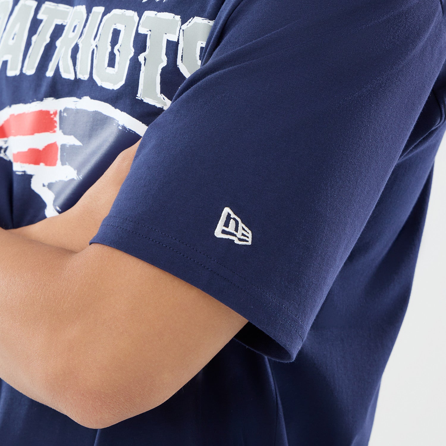 New England Patriots New Era 2026 München Game Backprint NFL T-Shirt Navy Blau