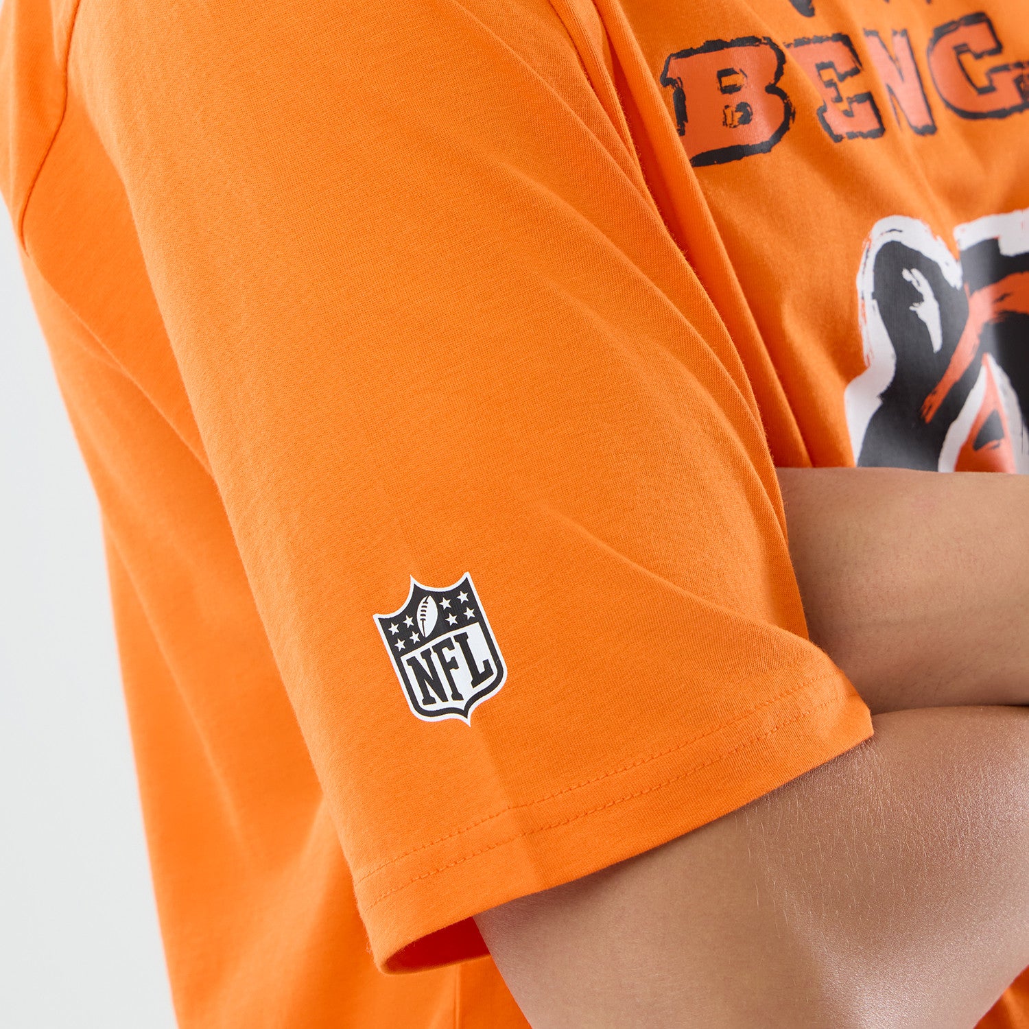 Cincinnati Bengals New Era 2026 Madrid Game Backprint NFL T-Shirt Orange