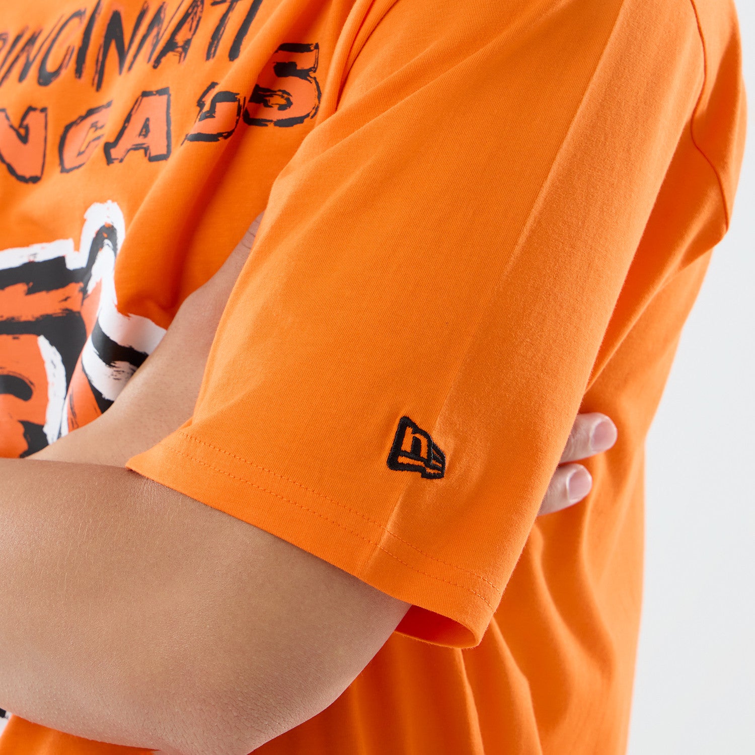 Cincinnati Bengals New Era 2026 Madrid Game Backprint NFL T-Shirt Orange