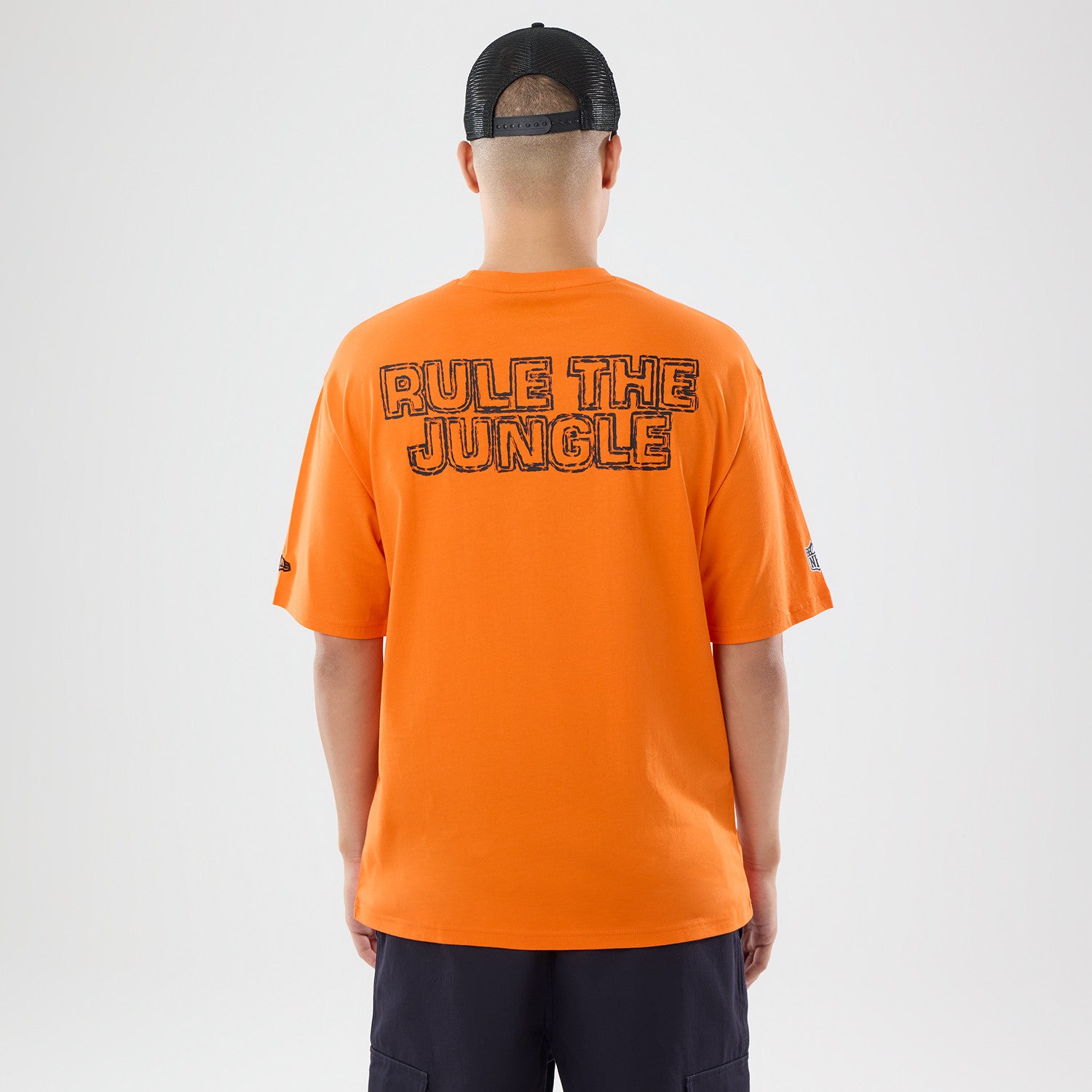 Cincinnati Bengals New Era 2026 Madrid Game Backprint NFL T-Shirt Orange