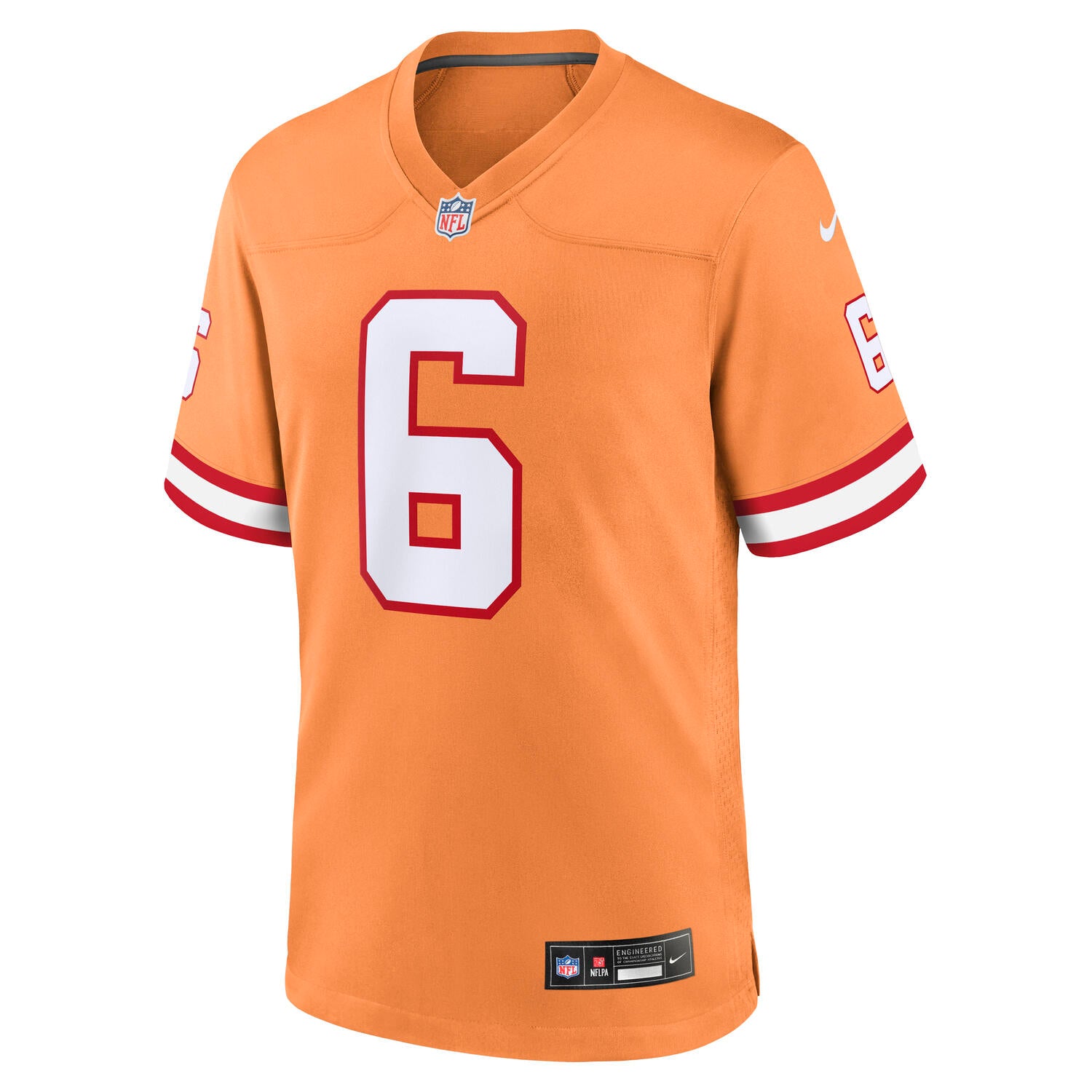 Baker Mayfield #6 Tampa Bay Buccaneers Alternate 2 Nike NFL Trikot Orange