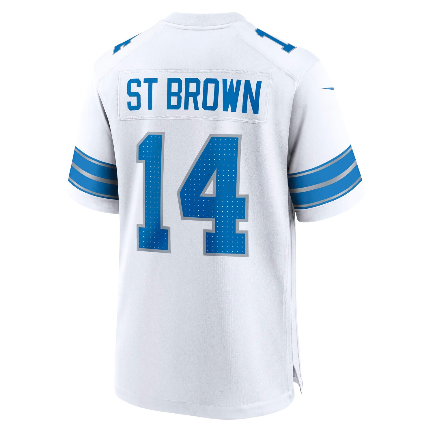Amon-Ra St. Brown #14 Detroit Lions Nike Road NFL Trikot Weiß