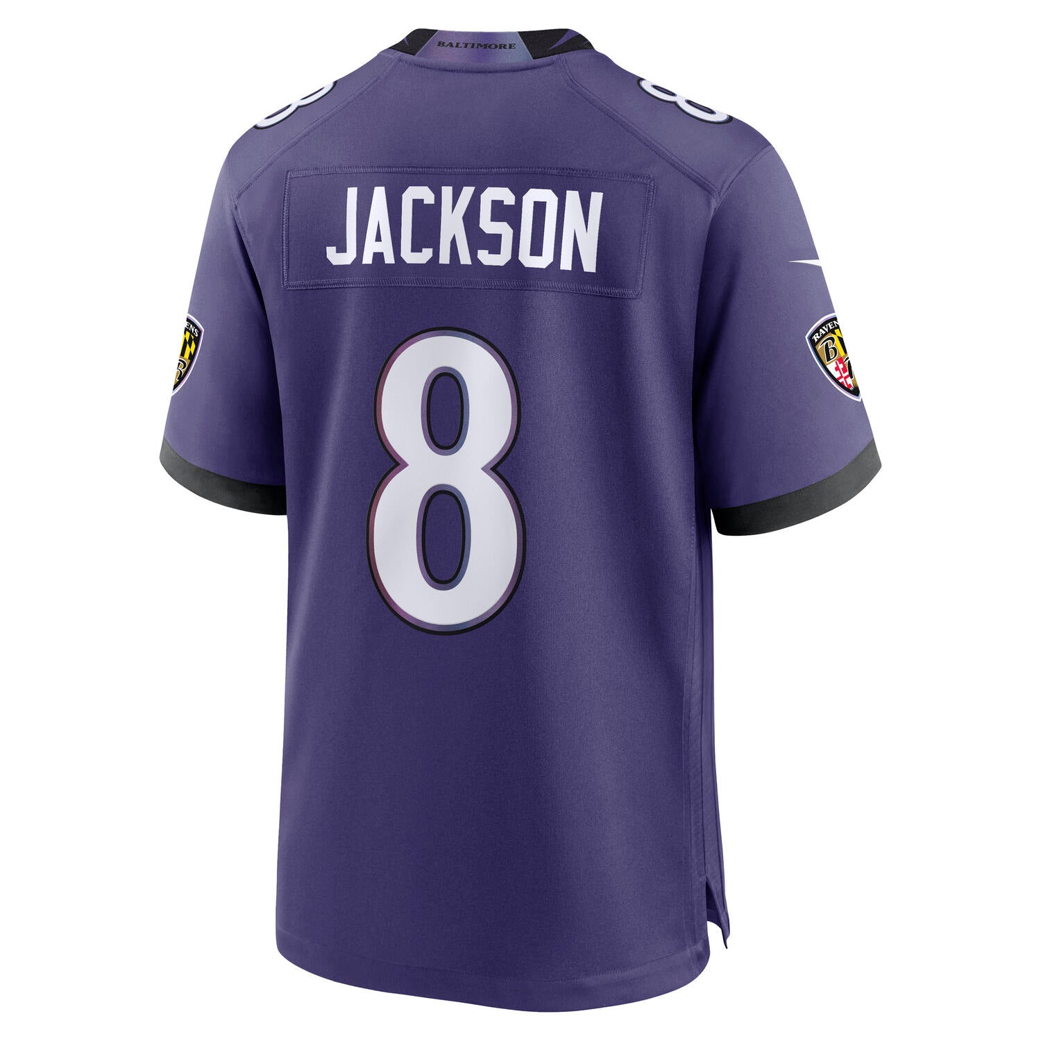 Lamar Jackson #8 Baltimore Ravens 2026 Nike Home NFL Trikot Lila