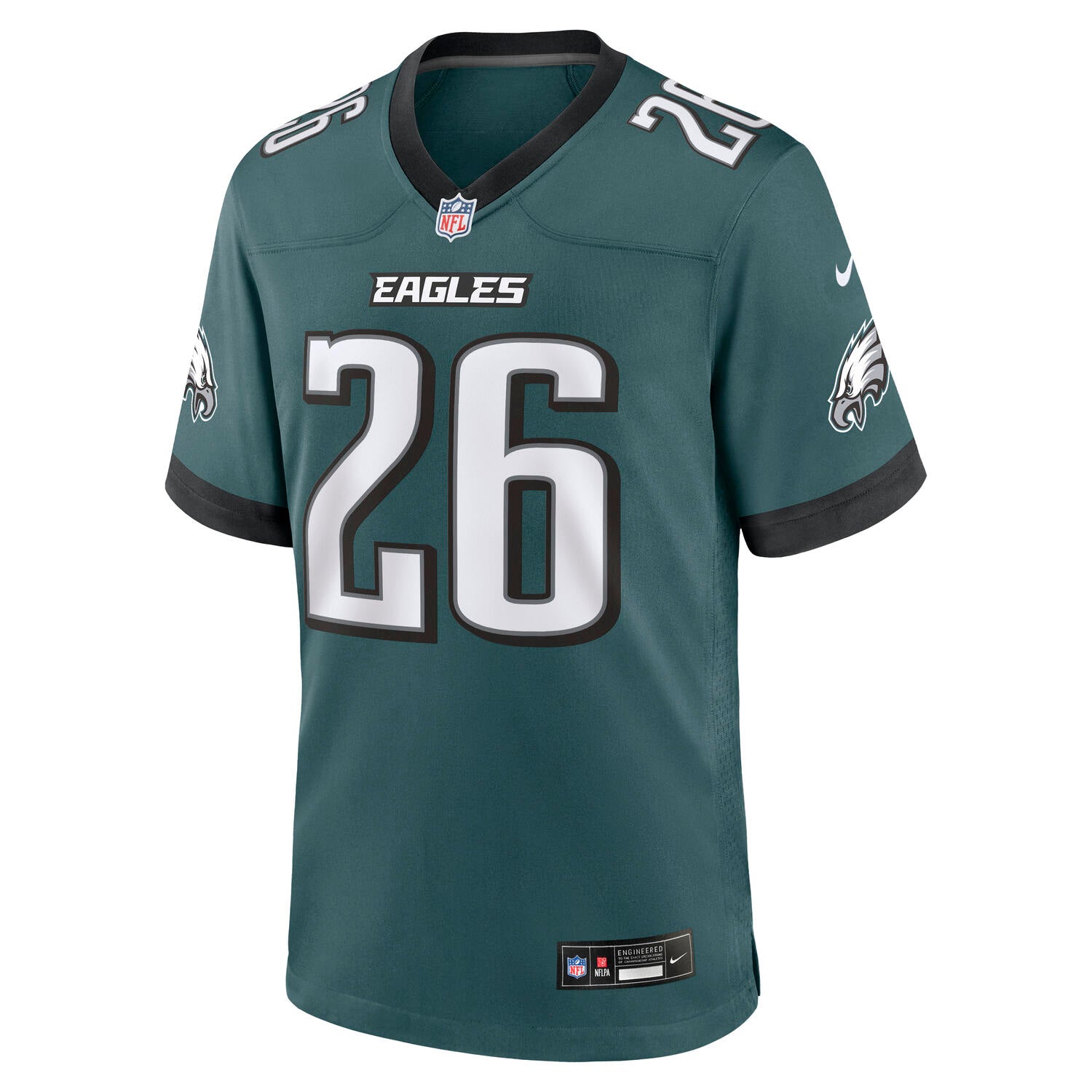 Saquon Barkley #26 Philadelphia Eagles 2026 Home Nike NFL Trikot Grün