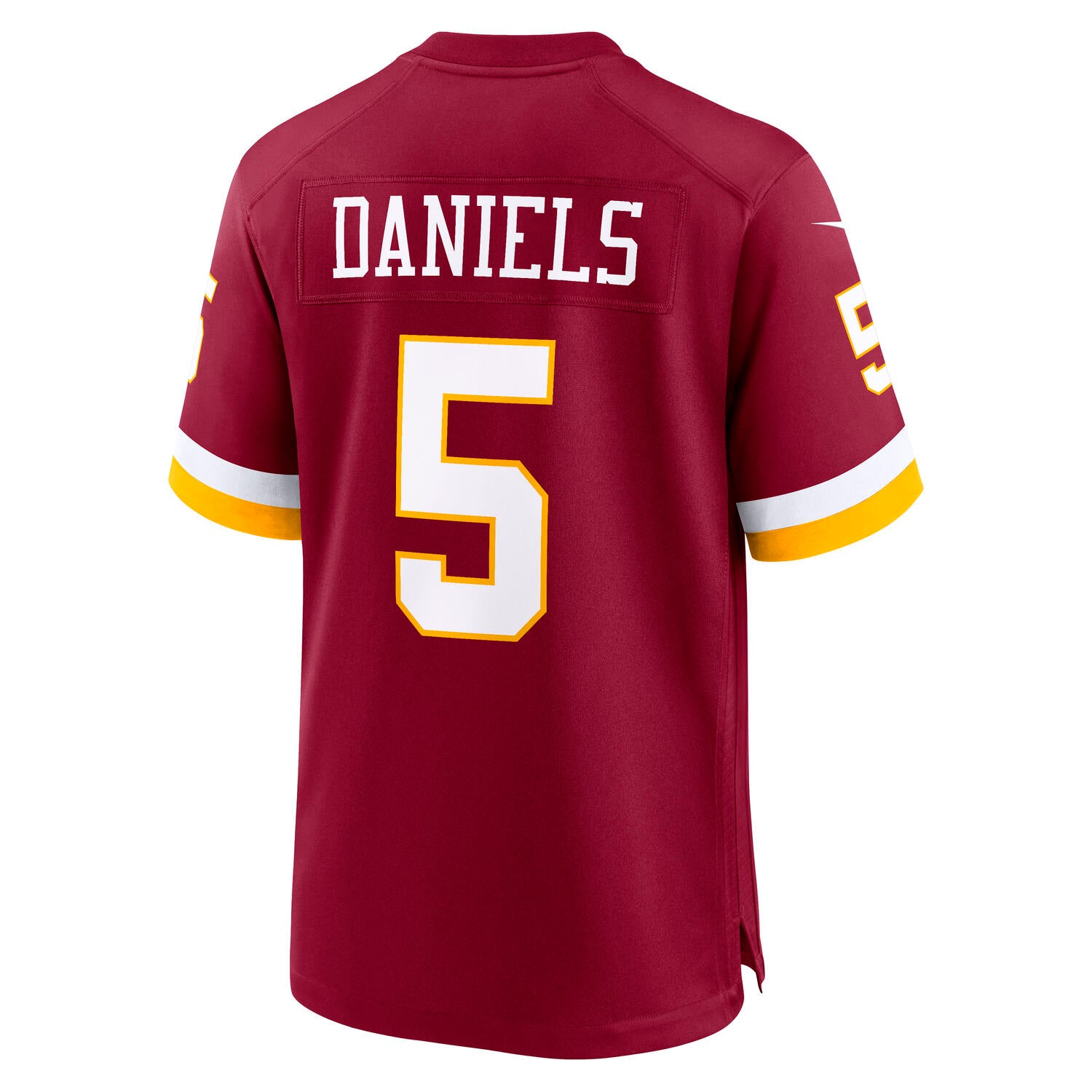 Jayden Daniels #5 Washington Commanders 2026 Home Nike NFL Trikot Rot