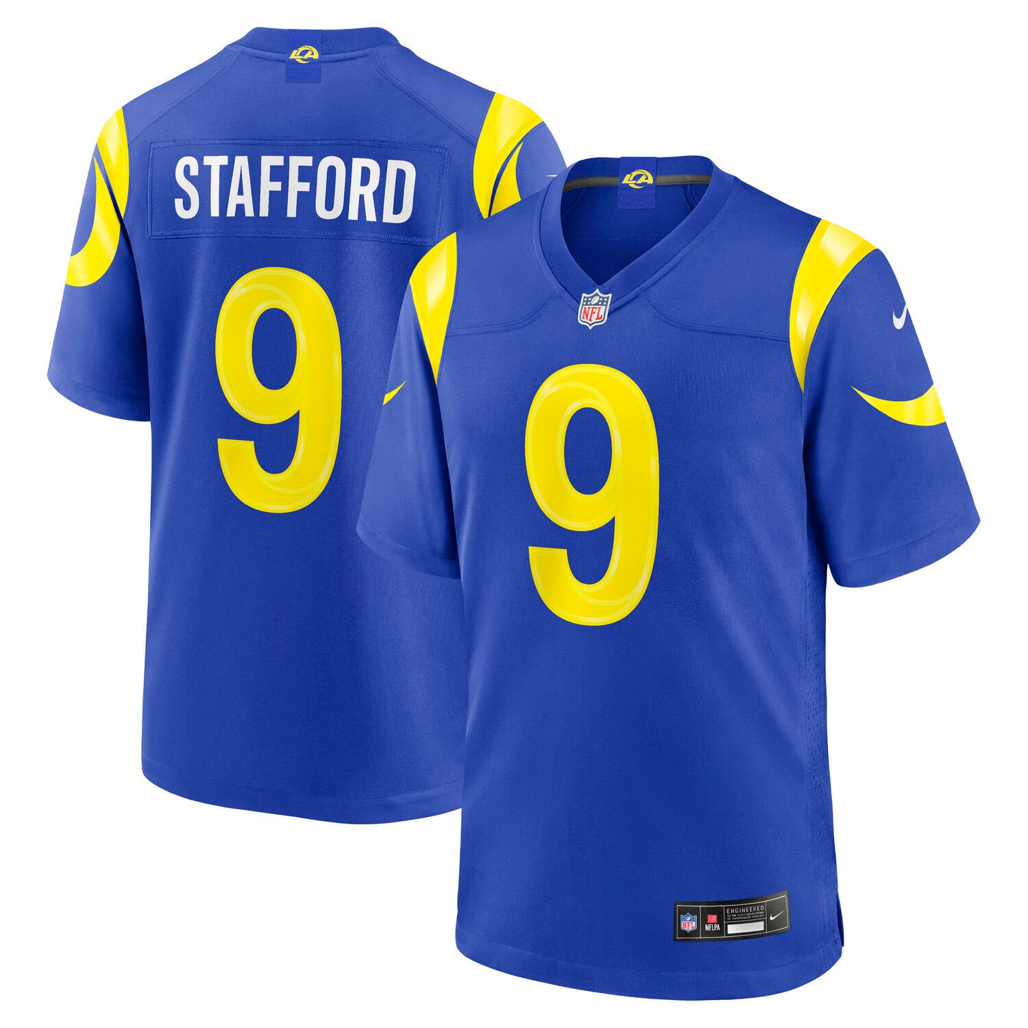 Matthew Stafford #9 Los Angeles Rams 2026 Home Nike NFL Trikot Blau