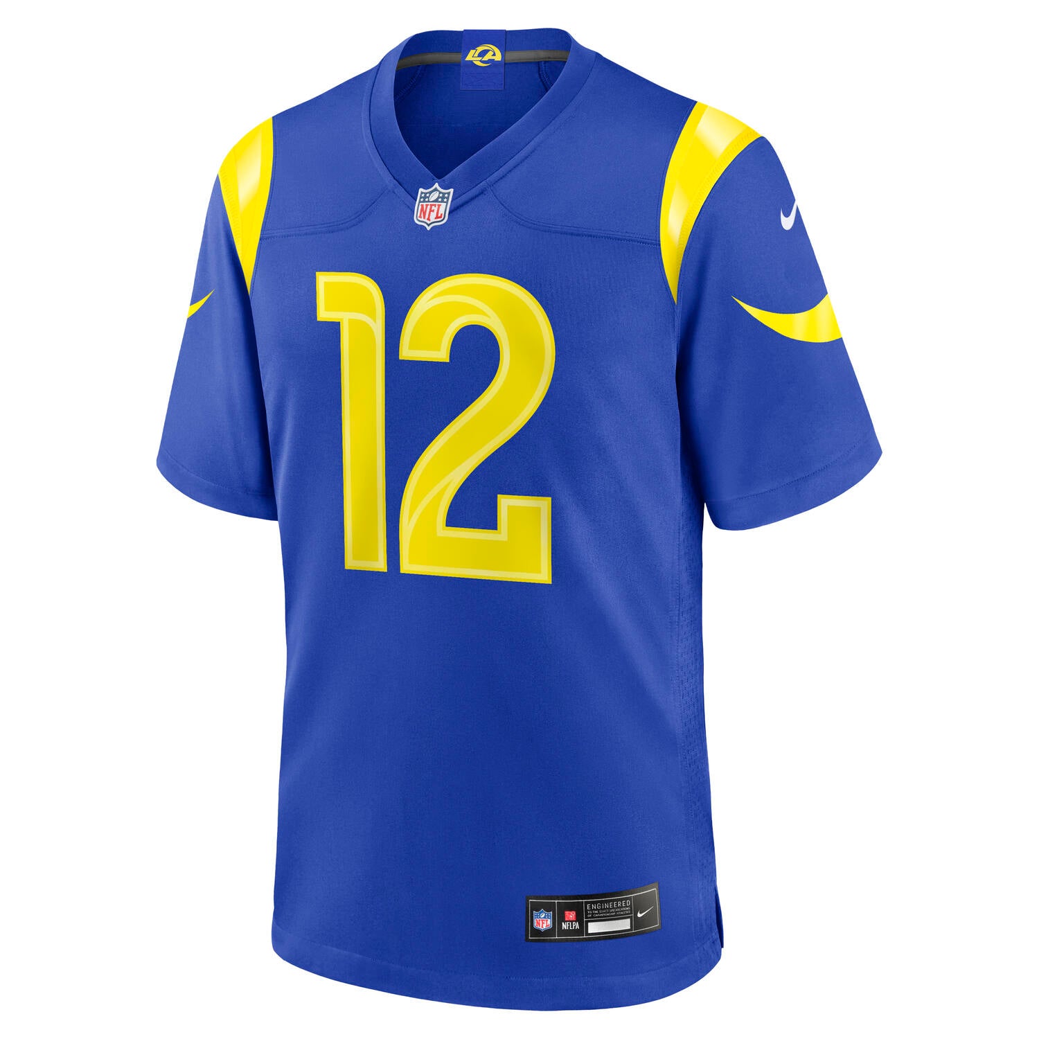 Puka Nacua #12 Los Angeles Rams 2026 Home Nike NFL Trikot Blau