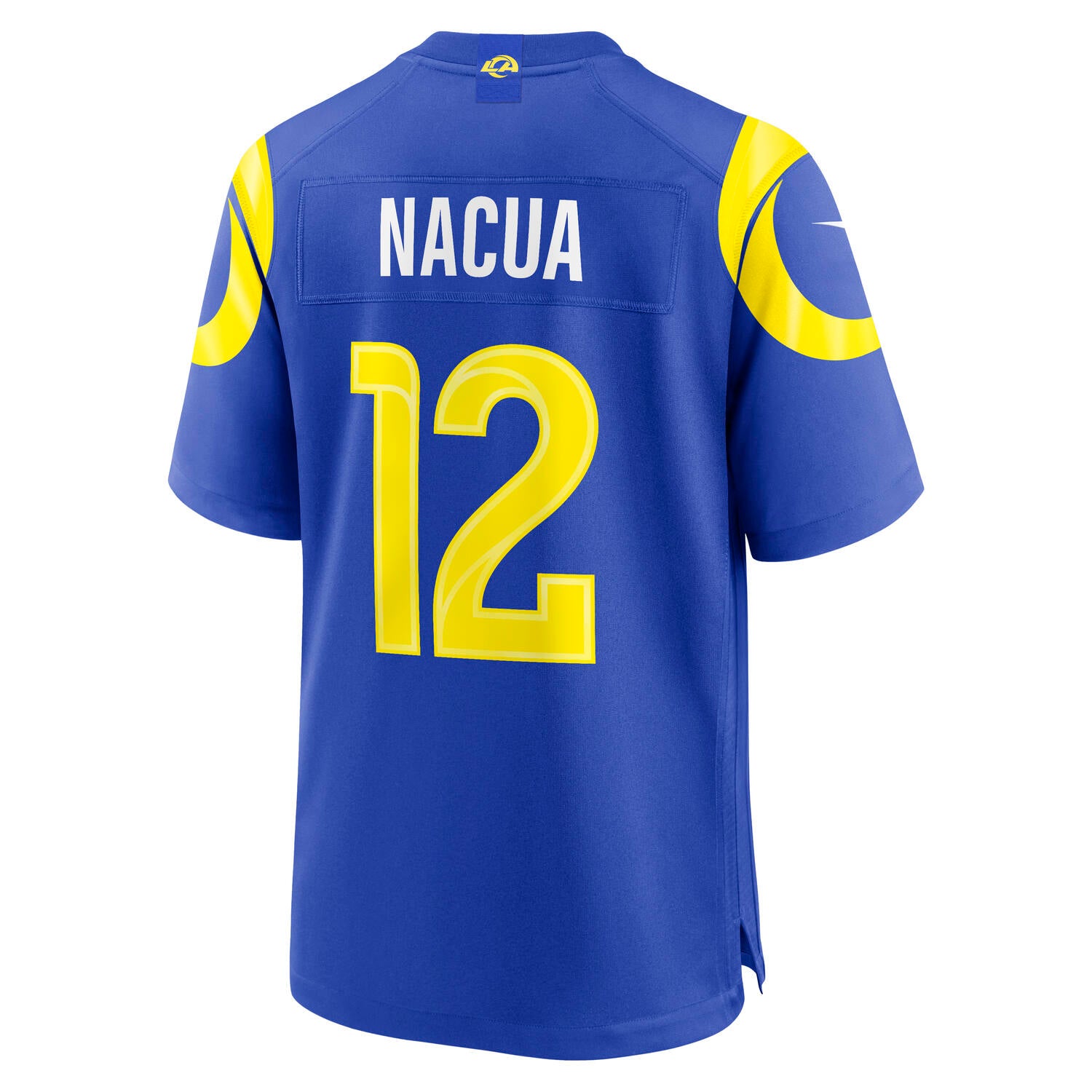 Puka Nacua #12 Los Angeles Rams 2026 Home Nike NFL Trikot Blau