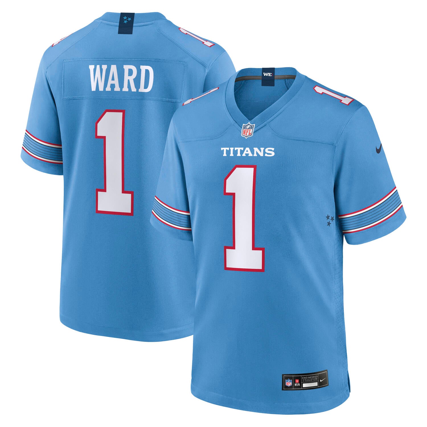 Cam Ward #1 Tennessee Titans 2026 Home Nike NFL Trikot Blau