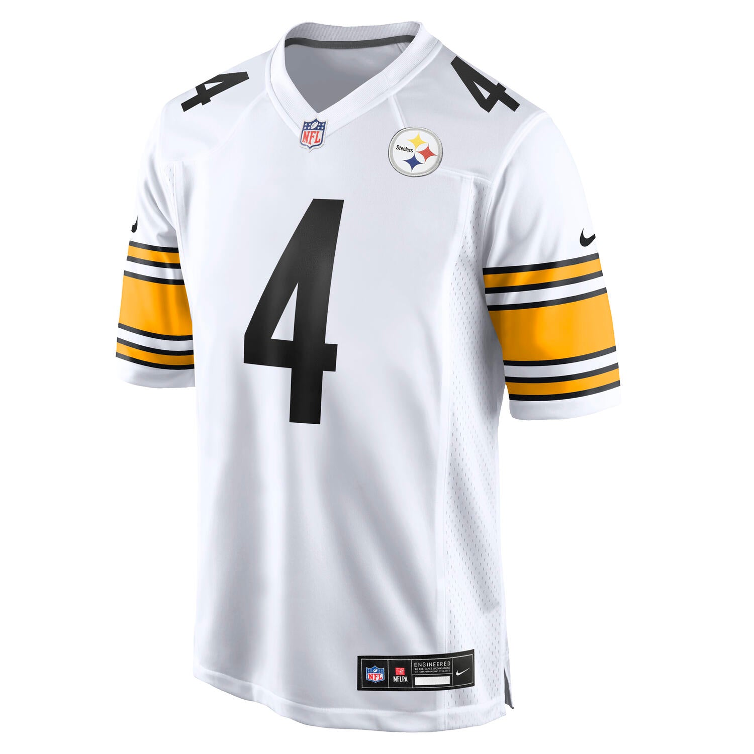 DK Metcalf #4 Pittsburgh Steelers Road Nike NFL Trikot Weiß
