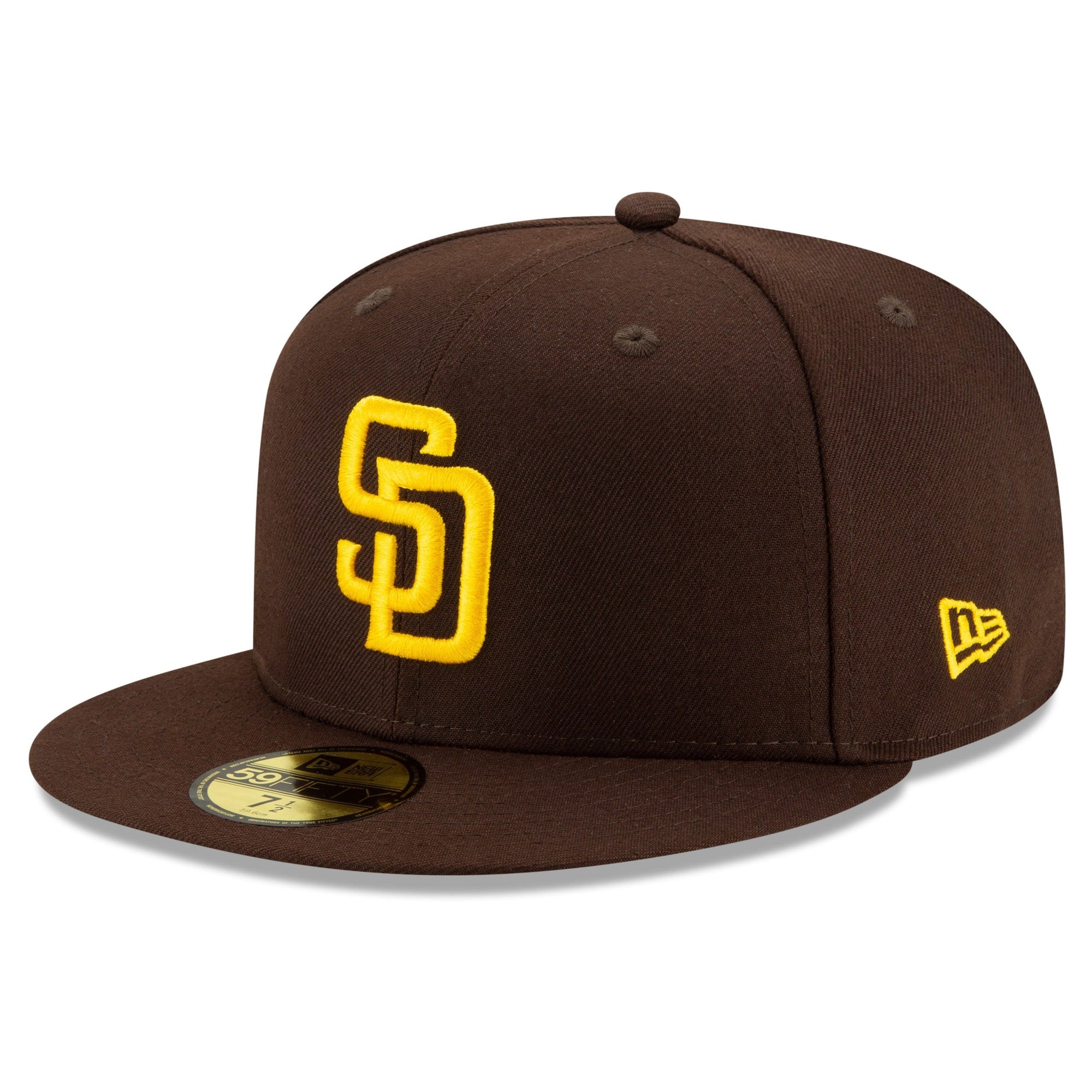 San Diego Padres New Era Authentic On Field Game 59FIFTY MLB Cap Braun - STADIUMDREAMS