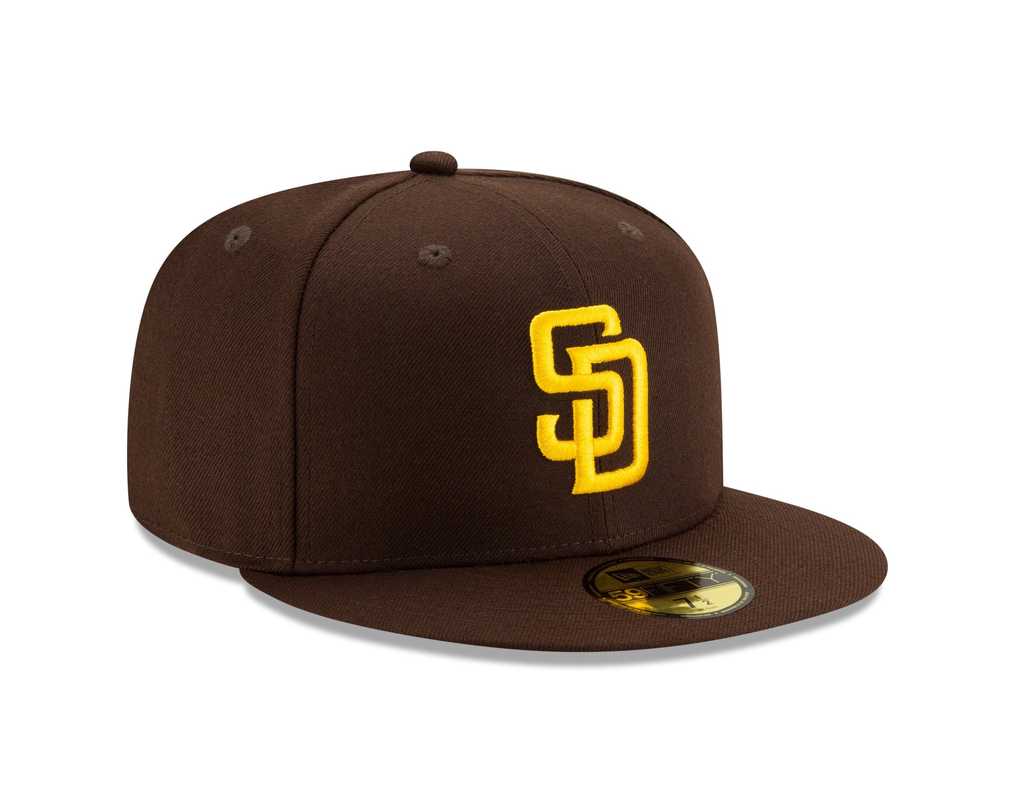 San Diego Padres New Era Authentic On Field Game 59FIFTY MLB Cap Braun - STADIUMDREAMS