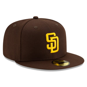 San Diego Padres New Era Authentic On Field Game 59FIFTY MLB Cap Braun - STADIUMDREAMS