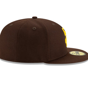 San Diego Padres New Era Authentic On Field Game 59FIFTY MLB Cap Braun - STADIUMDREAMS
