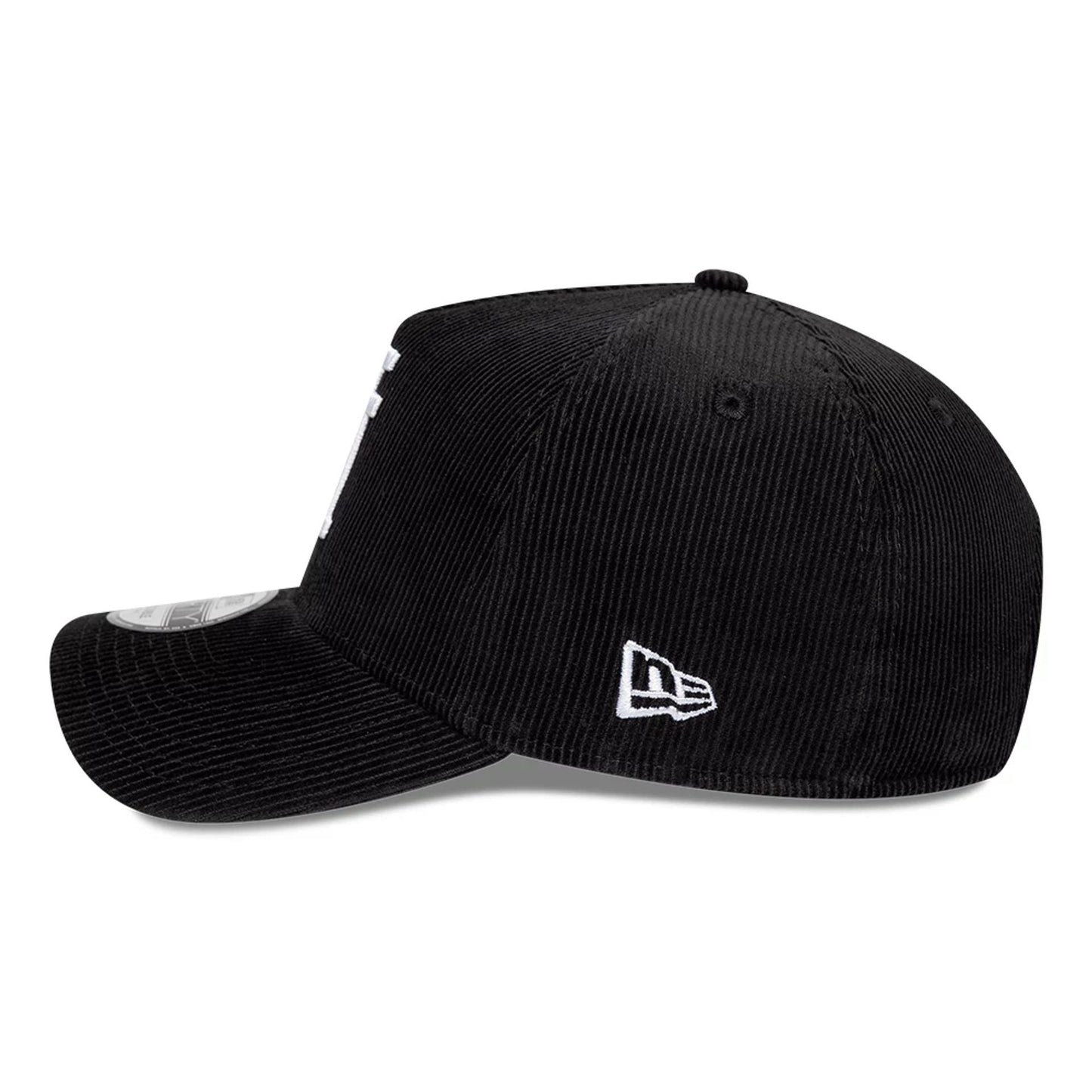 Los Angeles Dodgers Cord Upside Down New Era 9FORTY A-Frame MLB Cap Schwarz StadiumDreams Exclusive