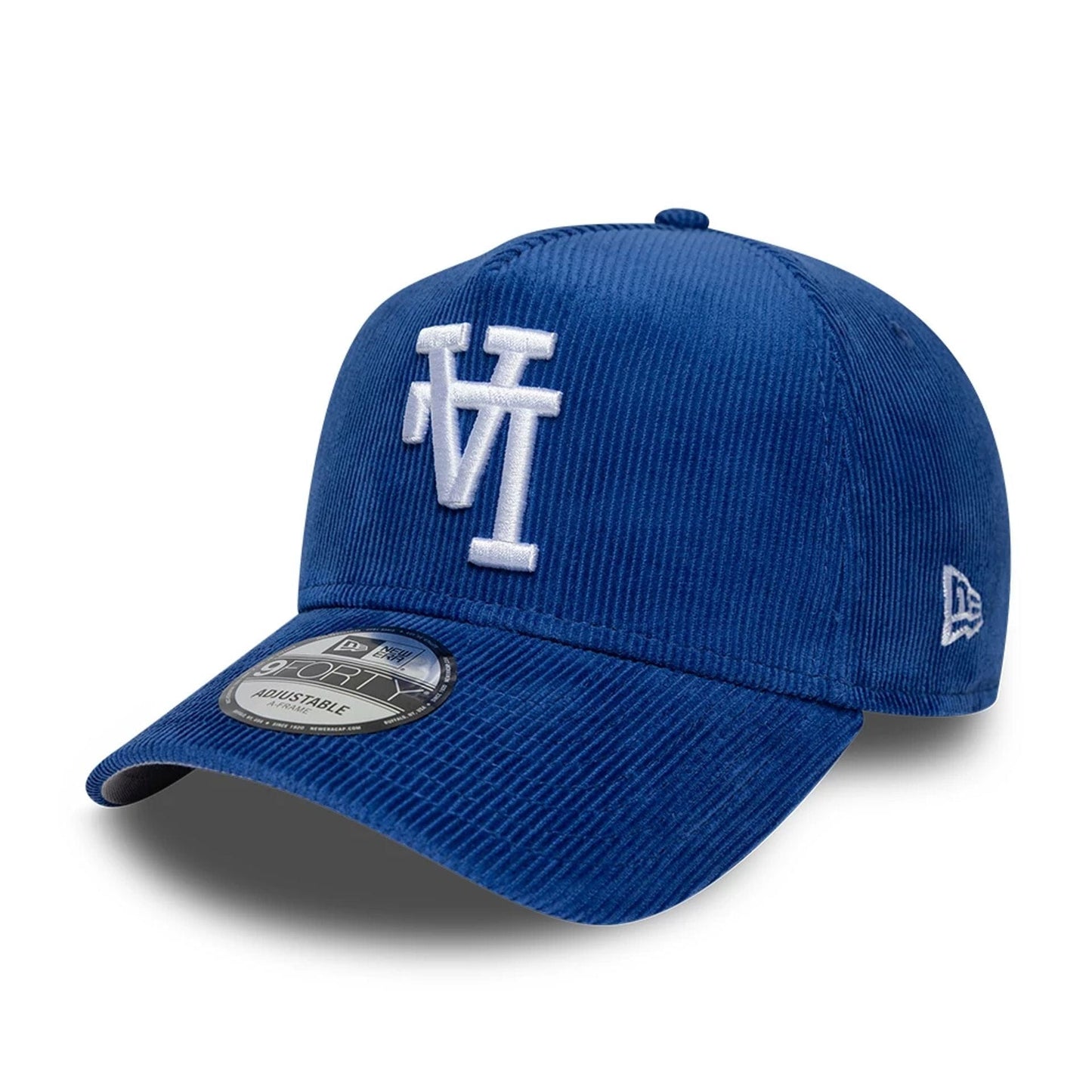 Los Angeles Dodgers Cord Upside Down New Era 9FORTY A-Frame MLB Cap Blau StadiumDreams Exclusive