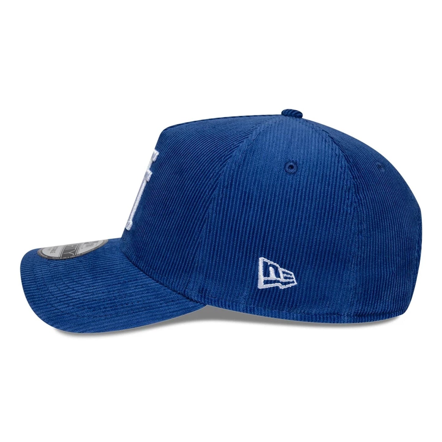 Los Angeles Dodgers Cord Upside Down New Era 9FORTY A-Frame MLB Cap Blau StadiumDreams Exclusive