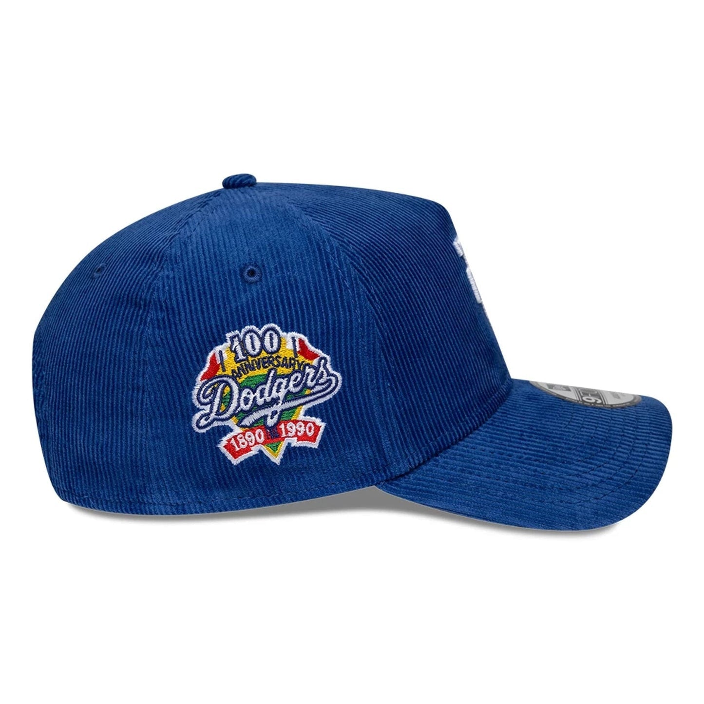 Los Angeles Dodgers Cord Upside Down New Era 9FORTY A-Frame MLB Cap Blau StadiumDreams Exclusive