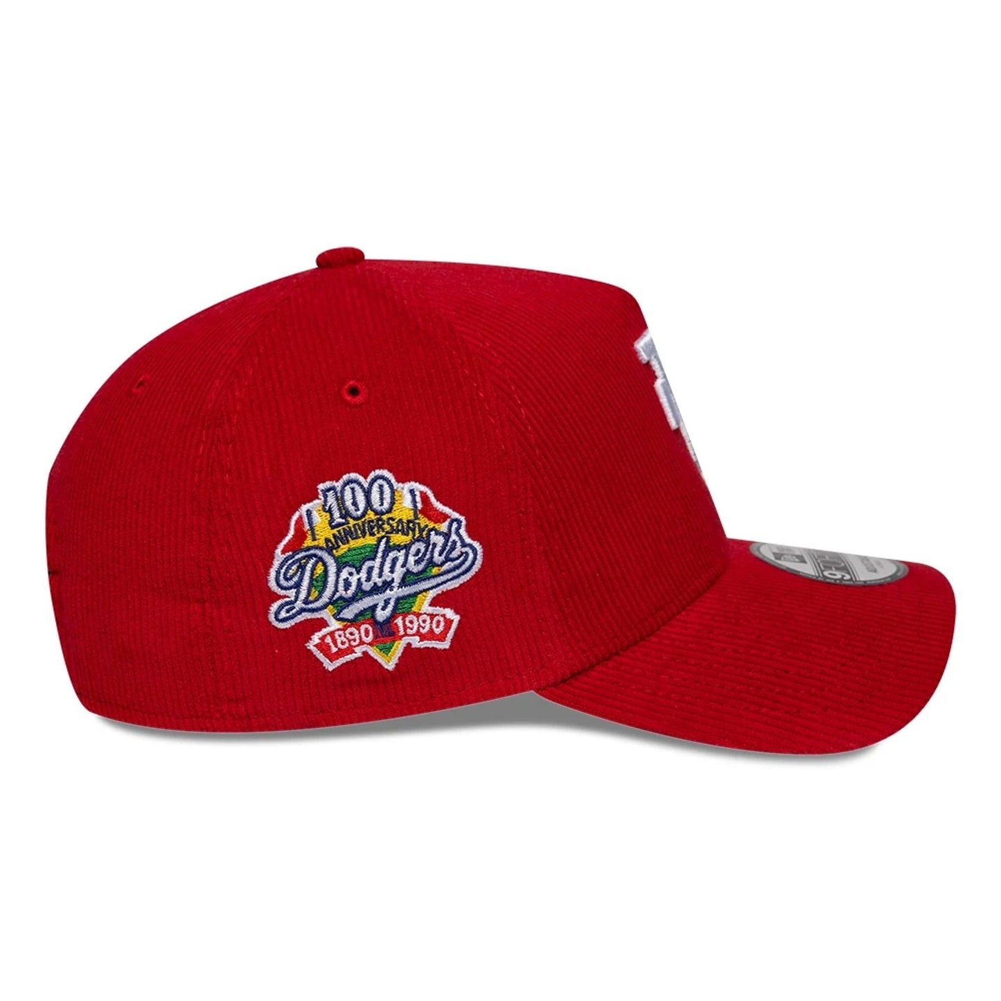 Los Angeles Dodgers Cord Upside Down New Era 9FORTY A-Frame MLB Cap Rot StadiumDreams Exclusive