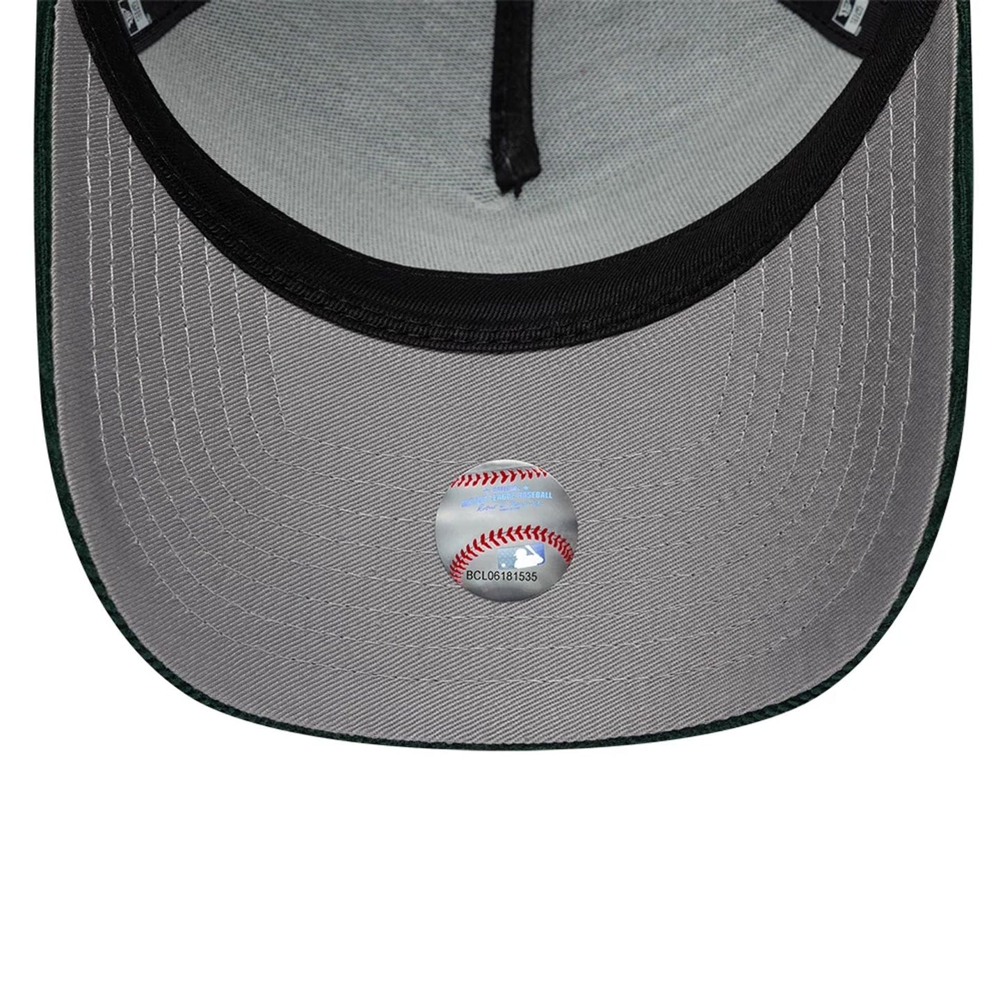 Los Angeles Dodgers Cord Upside Down New Era 9FORTY A-Frame MLB Cap Grün StadiumDreams Exclusive