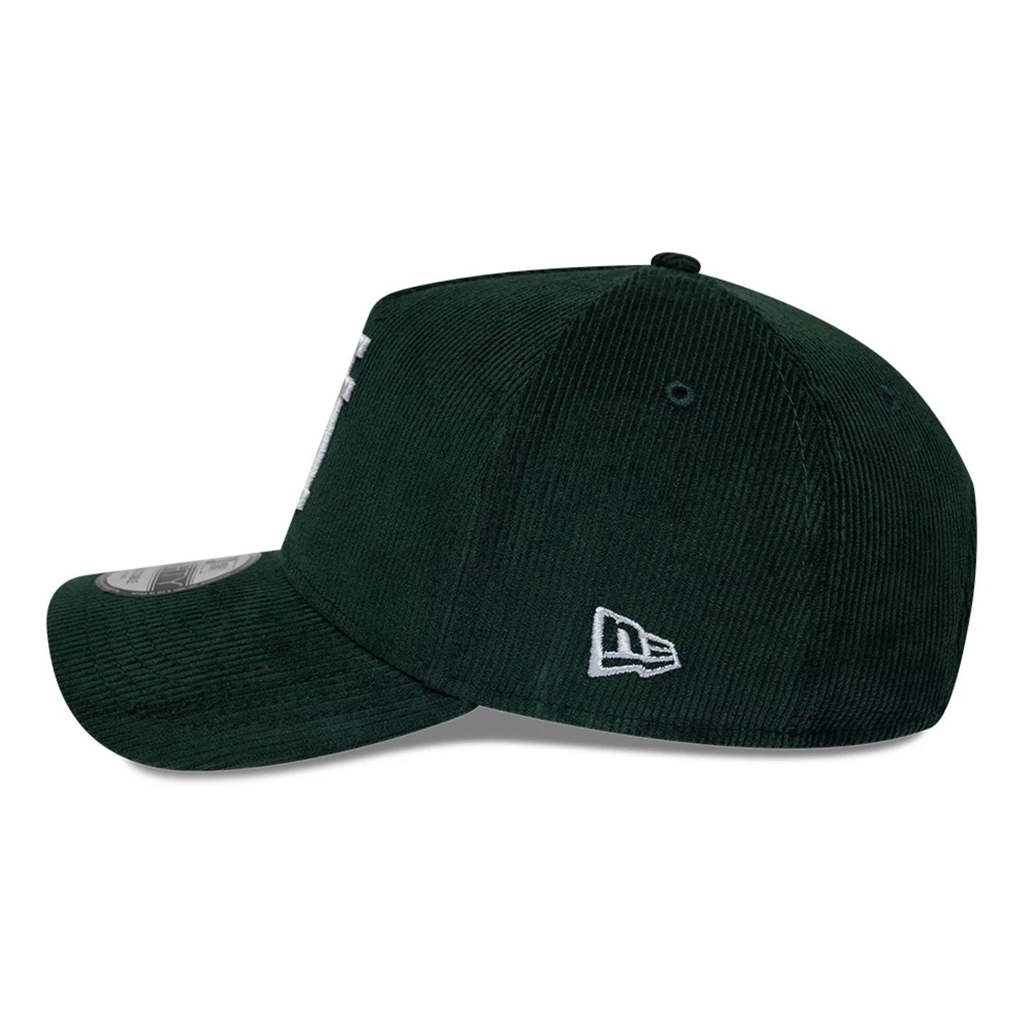Los Angeles Dodgers Cord Upside Down New Era 9FORTY A-Frame MLB Cap Grün StadiumDreams Exclusive