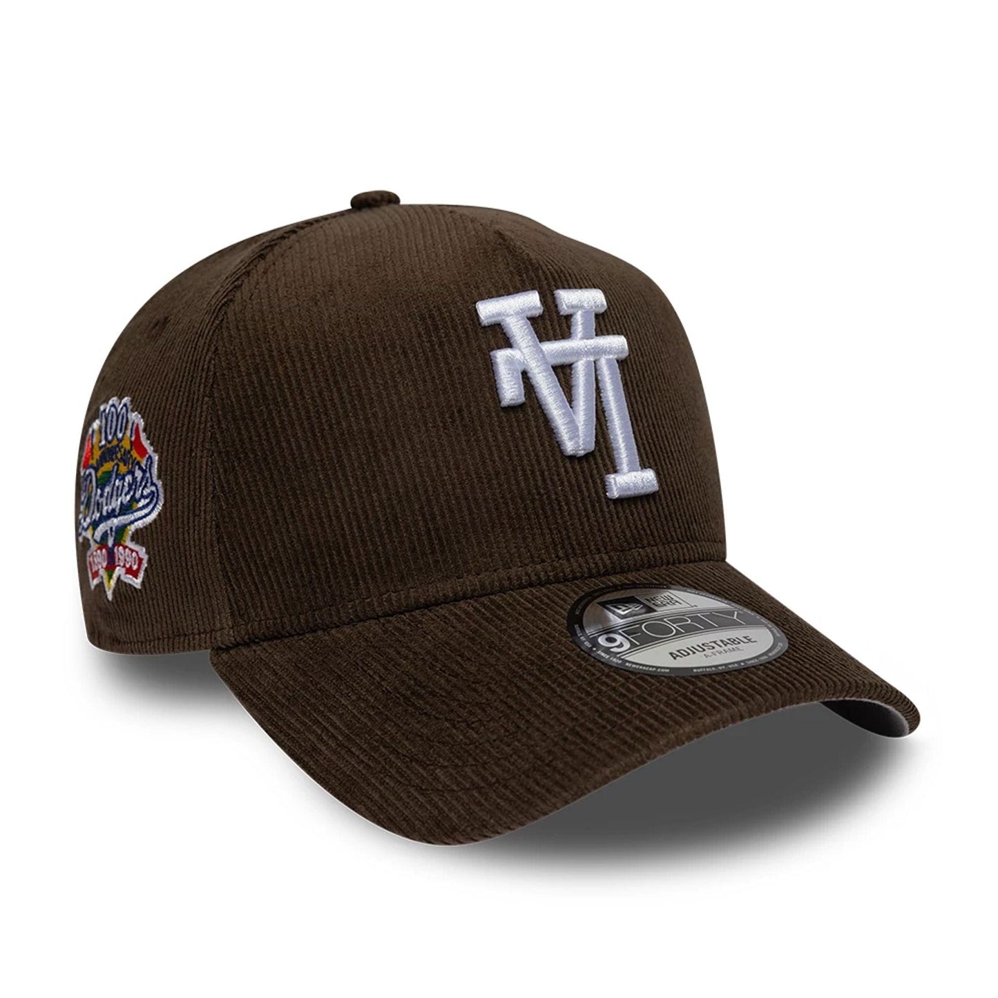 Los Angeles Dodgers Cord Upside Down New Era 9FORTY A-Frame MLB Cap Braun StadiumDreams Exclusive