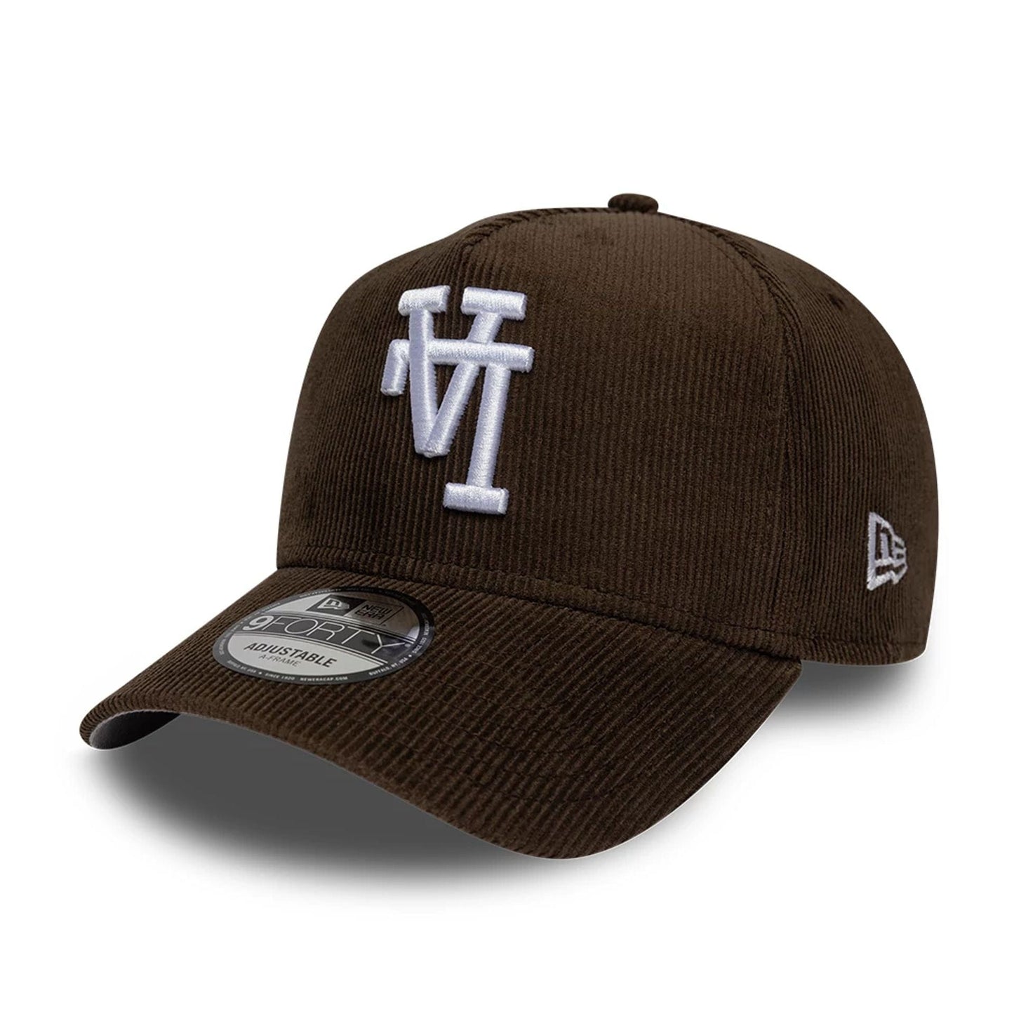 Los Angeles Dodgers Cord Upside Down New Era 9FORTY A-Frame MLB Cap Braun StadiumDreams Exclusive