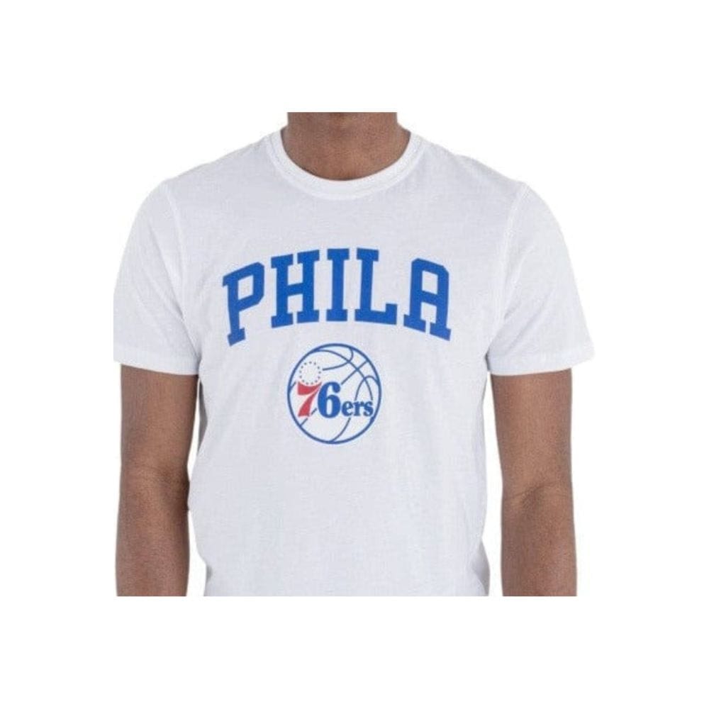 Philadelphia 76ers New Era NBA Regular T-Shirt Weiss - STADIUMDREAMS