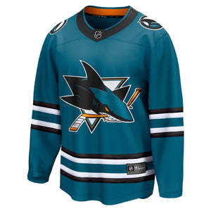 San Jose Sharks NHL Trikot Fanatics Home Breakaway Türkis - STADIUMDREAMS