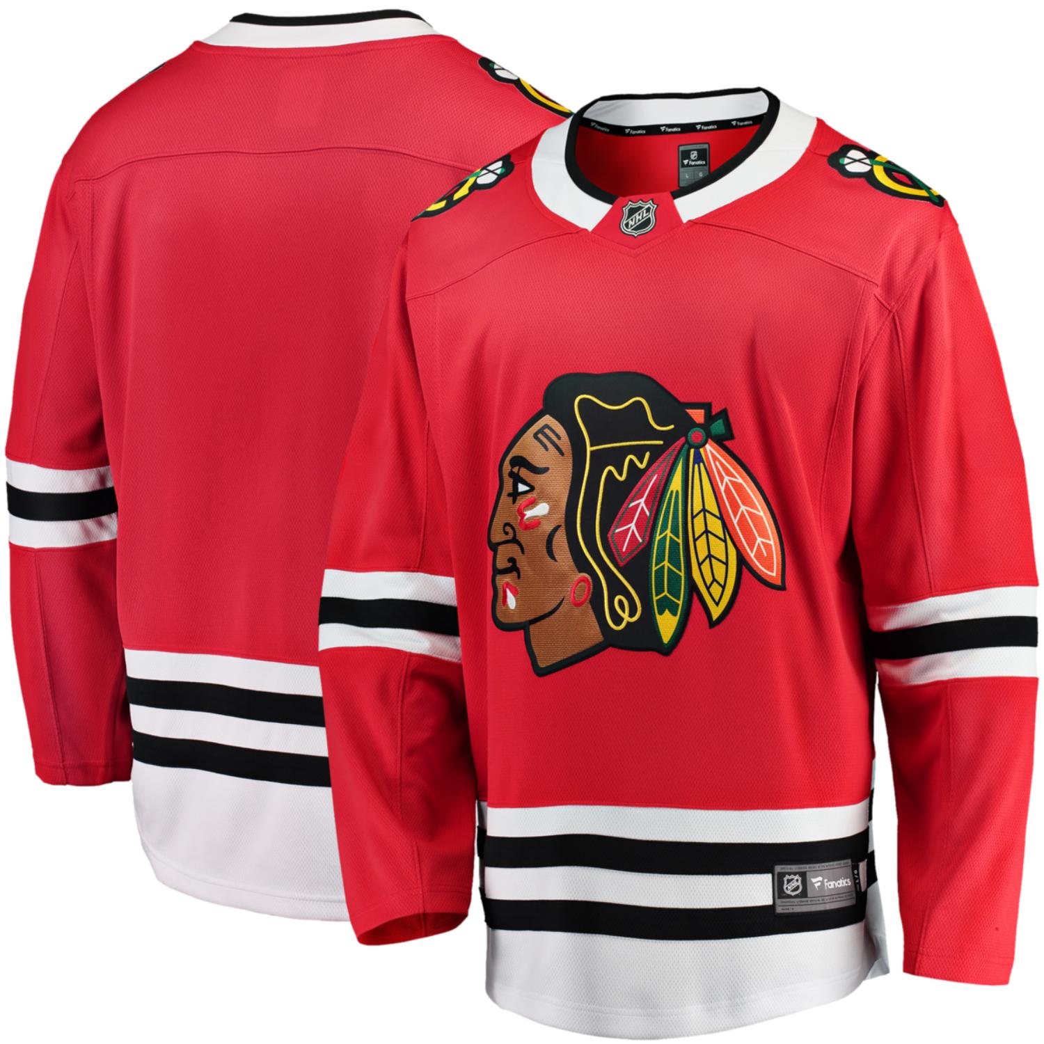 Chicago Blackhawks NHL Trikot Fanatics Home Breakaway Rot - STADIUMDREAMS