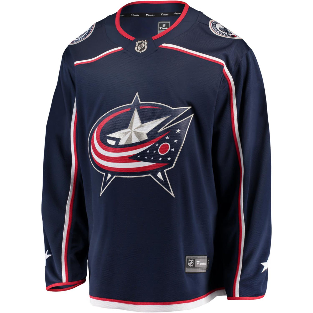 Columbus Blue Jackets NHL Trikot Fanatics Home Breakaway Navy - STADIUMDREAMS