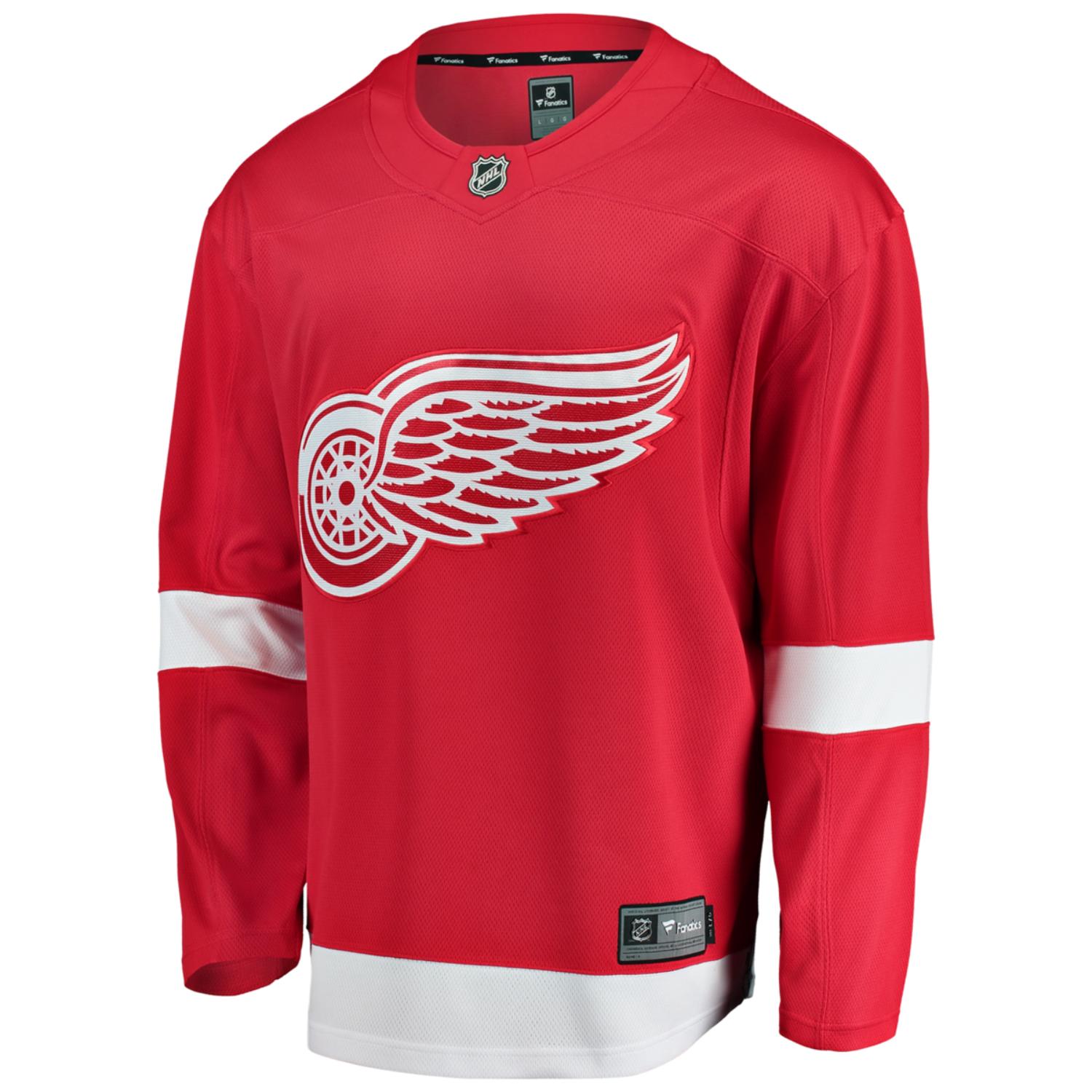 Detroit Red Wings NHL Trikot Fanatics Home Breakaway Rot - STADIUMDREAMS