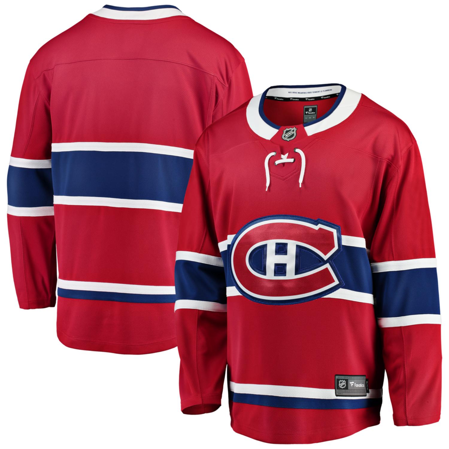 Montreal Canadiens NHL Trikot Fanatics Home Breakaway Rot - STADIUMDREAMS