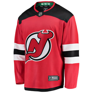 New Jersey Devils NHL Trikot Fanatics Home Breakaway Rot - STADIUMDREAMS