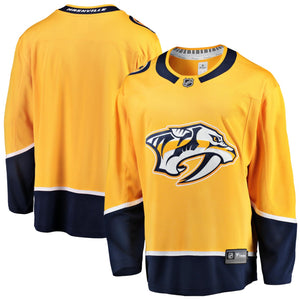 Nashville Predators NHL Trikot Fanatics Home Breakaway Gelb - STADIUMDREAMS