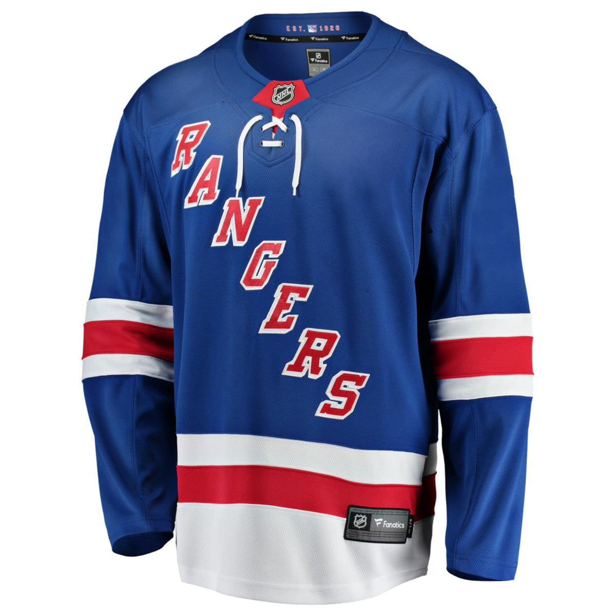 New York Rangers NHL Trikot Fanatics Home Breakaway Blau - STADIUMDREAMS