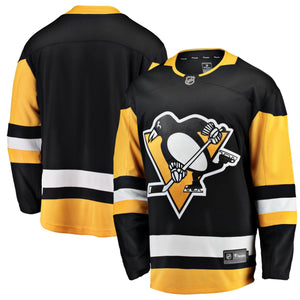 Pittsburgh Penguins NHL Trikot Fanatics Home Breakaway Schwarz - STADIUMDREAMS