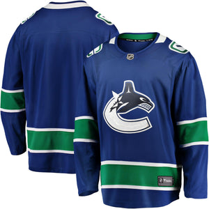 Vancouver Canucks NHL Trikot Fanatics Home Breakaway Blau - STADIUMDREAMS