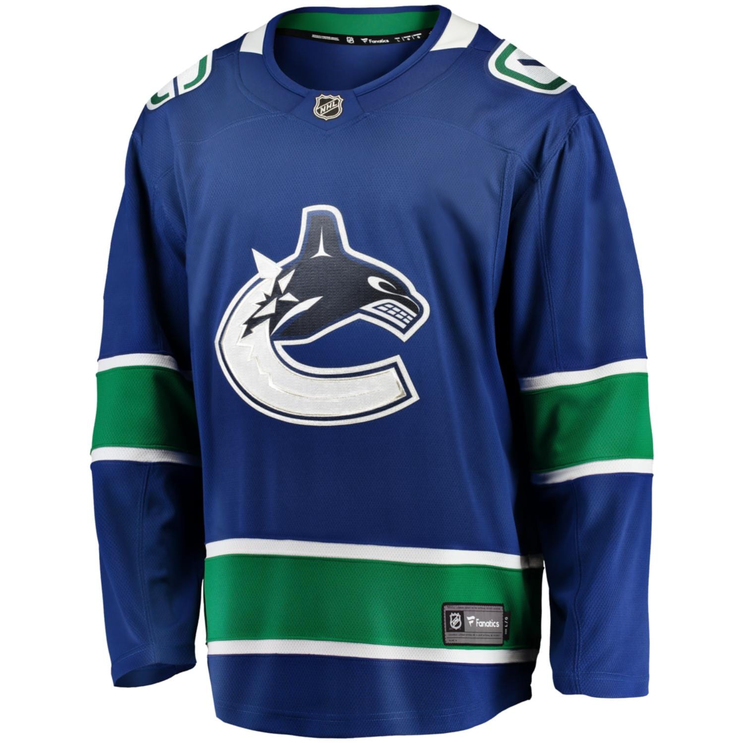 Vancouver Canucks NHL Trikot Fanatics Home Breakaway Blau - STADIUMDREAMS