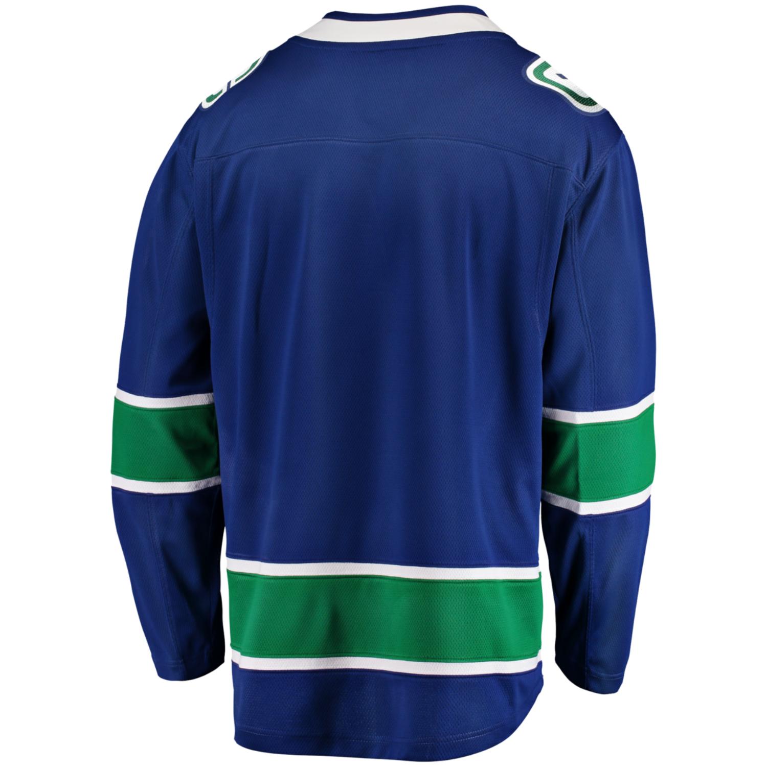 Vancouver Canucks NHL Trikot Fanatics Home Breakaway Blau - STADIUMDREAMS