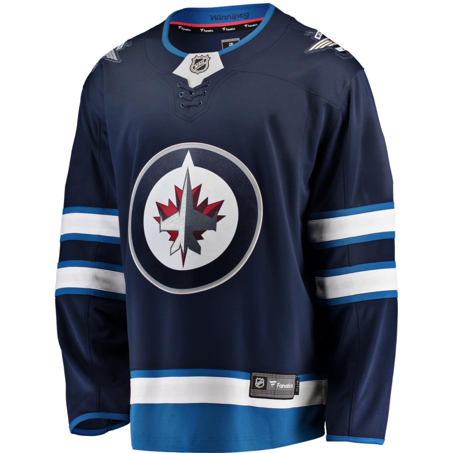 Winnipeg Jets NHL Trikot Fanatics Home Breakaway Navy - STADIUMDREAMS