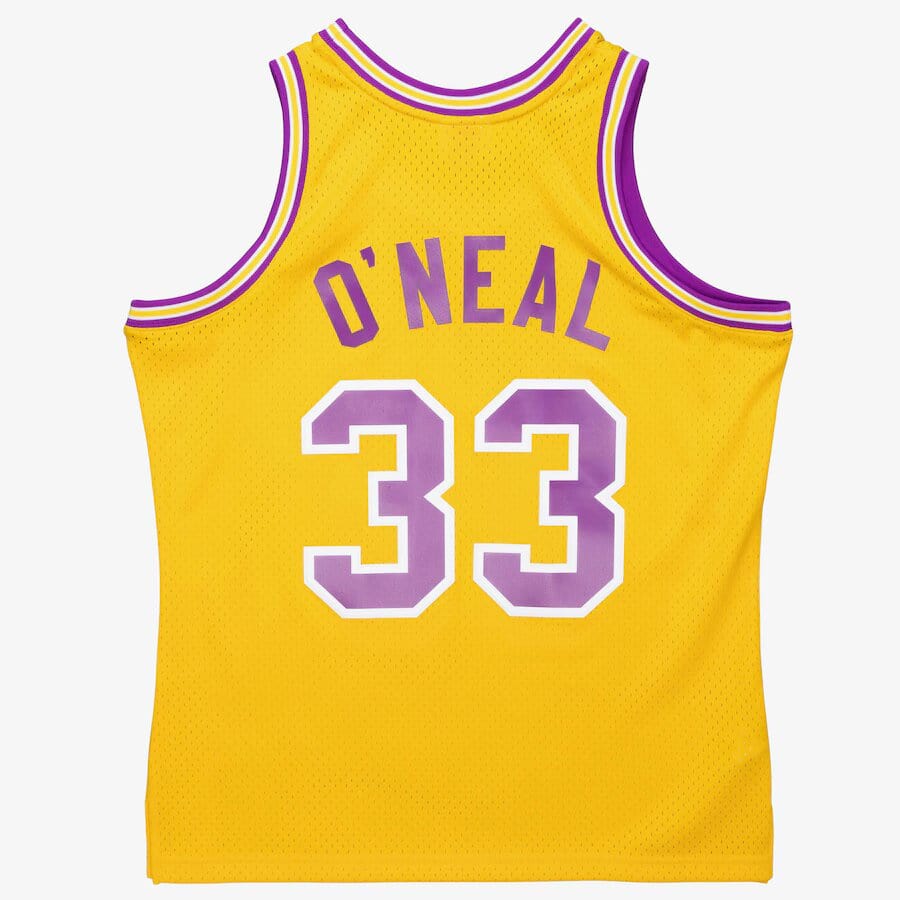 Shaquille O'Neal #33 LSU Tigers Mitchell & Ness NCAA Swingman Trikot 1990 Gelb - STADIUMDREAMS